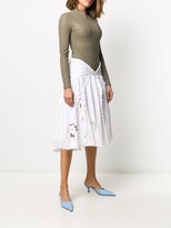 Thumbnail for your product : Marine Serre Two-Tone Layered Dress
