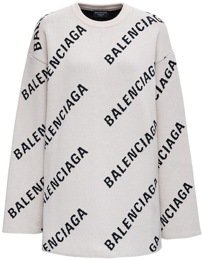 balenciaga sweater dress