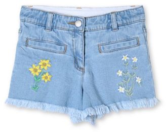 Stella McCartney floral embroidered marlin shorts