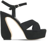 Thumbnail for your product : Si Rossi 125mm Platform Suede Sandals