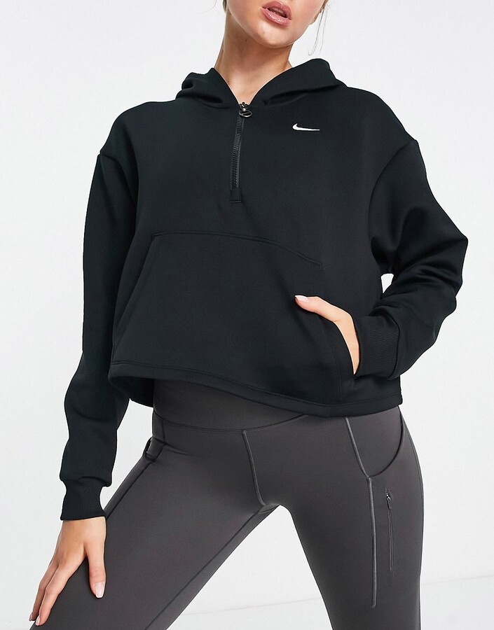 nike training get fit fleece sparkle sweatshirt