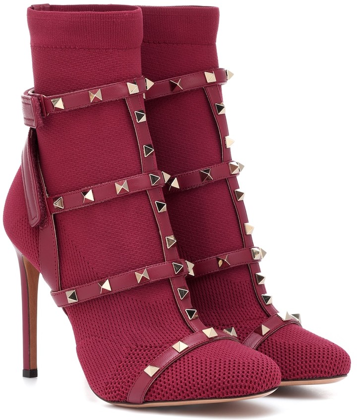 valentino boots red