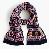 Thumbnail for your product : J.Crew Girls' food Fair Isle scarf in navy