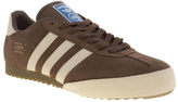 Thumbnail for your product : adidas mens dark brown bamba trainers