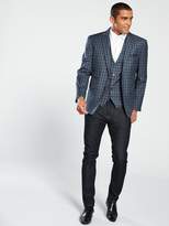 Thumbnail for your product : Skopes ModinaChecked Suit Jacket - Grey/Navy