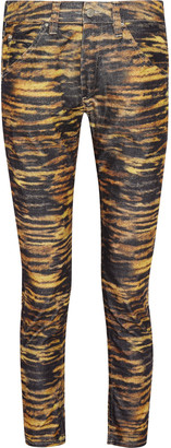 Etoile Isabel Marant Iceo printed low-rise straight-leg jeans