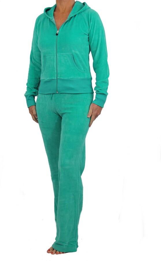 Love Lola Womens Velour Tracksuits Ladies Full Luxury Lounge Suits Hoodys  Joggers Heart Designer Inspired Plus Sizes ( 16-18 / X-Large - ShopStyle  Jackets