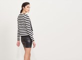 Thumbnail for your product : Dynamite Striped Lace-Up Sweatshirt
