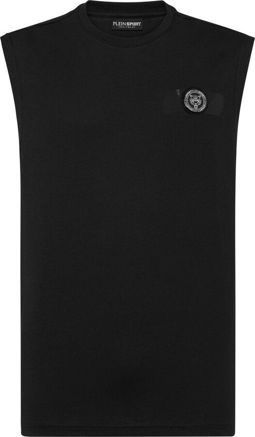 Plein Sport Sleeveless T-shirt Round Neck
