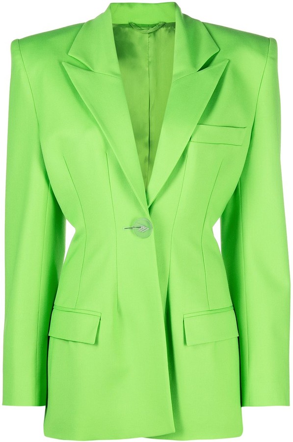 Lime green jacket womens Clearance