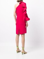 Thumbnail for your product : Gucci Pre-Owned Ruffled One-Shoulder Dress