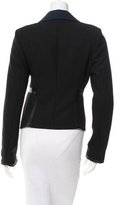 Thumbnail for your product : Edun Leather-Trimmed Single-Hook Jacket w/ Tags
