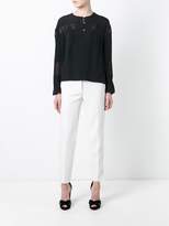 Thumbnail for your product : Class Roberto Cavalli sheer panel blouse