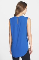 Thumbnail for your product : Vince Camuto Center Pleat Sleeveless Blouse (Regular & Petite)