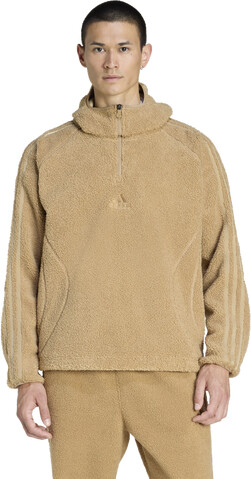 adidas Borg Fleece Quarter-Zip Hoodie