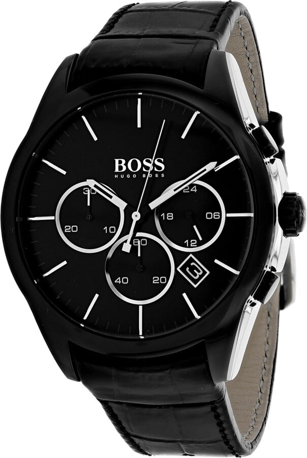Hugo Boss Men's Onyx Black Dial Watch - 1513367