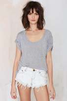 Thumbnail for your product : Nasty Gal New Boyfriend Tee - Heather Gray