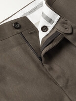 Thumbnail for your product : Canali Kei Slim-Fit Tapered Linen And Wool-Blend Suit Trousers