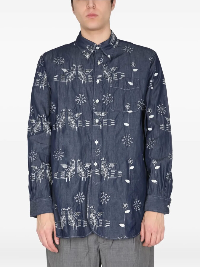 Engineered Garments Embroidered Shirt