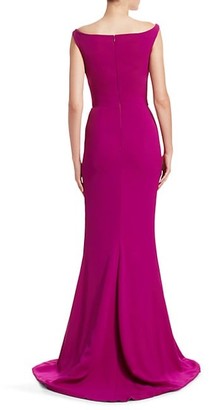 Gustavo Cadile Portrait Exposed Corset Side Slit Gown