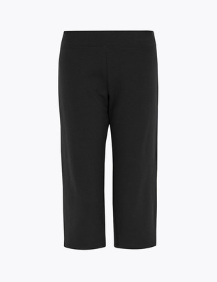 Marks and Spencer Cotton Rich Straight Leg Cropped Jogger