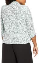 Thumbnail for your product : Alex Evenings Foiled Print Twinset (Plus Size)