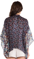 Thumbnail for your product : Anna Sui Warp Print Kimono