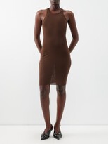 Thumbnail for your product : Rick Owens Ribbed-jersey Tank Mini Dress