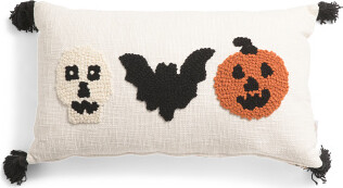 TJMAXX 14X24 French Knot Halloween Friends Pillow, Polyester