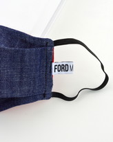 Thumbnail for your product : Ford Millinery Face Masks - Dark Denim Reversible Fabric Face Mask