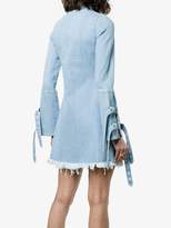 Thumbnail for your product : Marques Almeida high neck denim dress
