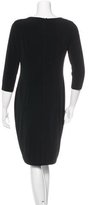 Thumbnail for your product : David Meister Draped Knee Length Dress