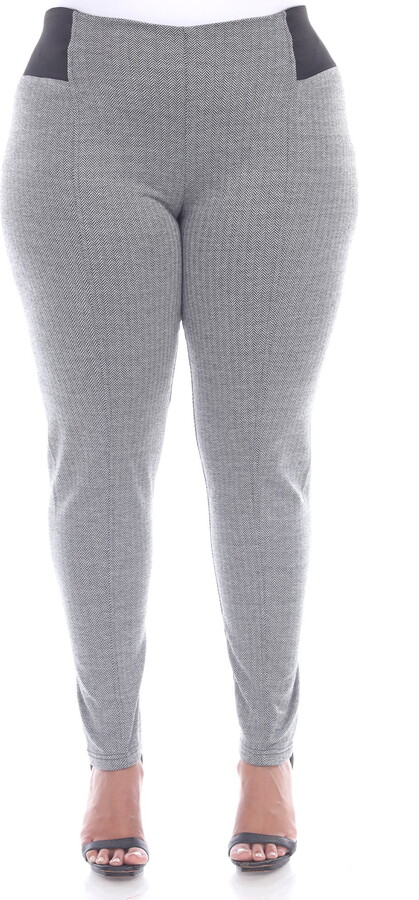 White Mark Fashion White Mark Women’s Plus Size High Waisted Leggings