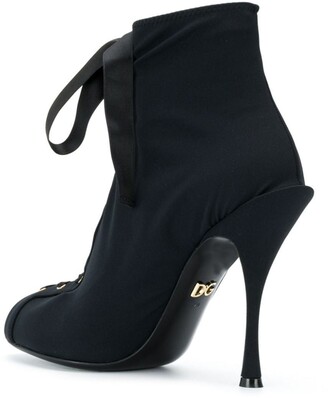 Dolce & Gabbana Bette open toe booties