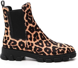 michael kors leopard slides