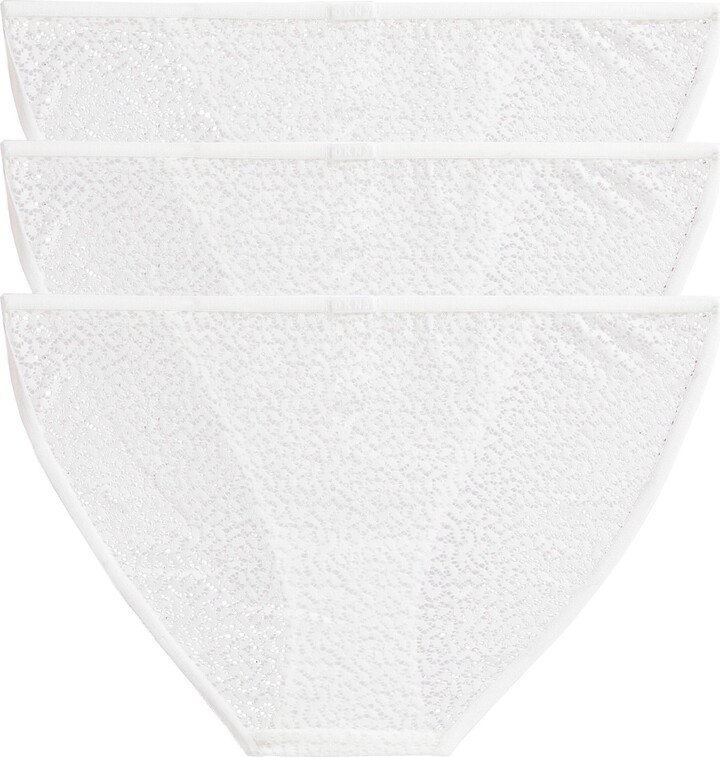 DKNY 3Pk. Modern Lace String Bikini Underwear ShopStyle Panties