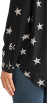 Thumbnail for your product : Equipment Reese Star Sketch Printed Blouse