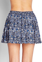 Thumbnail for your product : Forever 21 Fresh Floral Skater Skirt