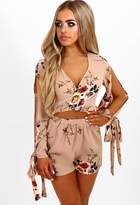 Thumbnail for your product : Pink Boutique Dolly Girl Nude Floral Shorts