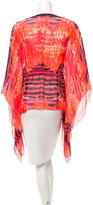 Thumbnail for your product : Roberto Cavalli Silk Printed V-Neck Top