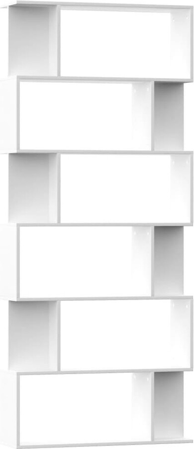 VidaXL Book Cabinet/Room Divider White 31.5\