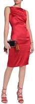 Thumbnail for your product : Amanda Wakeley Ruched Satin Dress