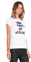 Thumbnail for your product : Markus Lupfer You Can't Sit With Us Alex Tee