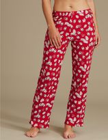Thumbnail for your product : Marks and Spencer Pure Cotton Christmas Print 3/4 Sleeve Pyjamas