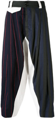 Vivienne Westwood patchwork cropped trousers