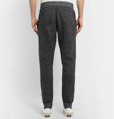 Thumbnail for your product : Reigning Champ Slim-fit Tapered Fleece-back Melange Cotton-blend Jersey Sweatpants - Dark gray