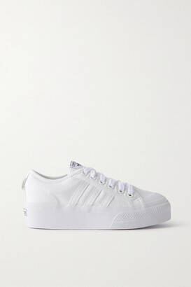 Adidas Canvas Shoes Womens | Shop the world's largest collection of fashion  | ShopStyle UK