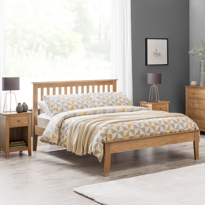 Dunelm Salerno Oak Wooden Bed Frame Brown ShopStyle