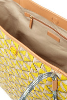 Thumbnail for your product : Tory Burch Mosaic woven straw tote