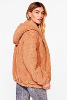 Thumbnail for your product : Nasty Gal Womens Teddy or Not Faux Fur Oversized Jacket - Beige - 12